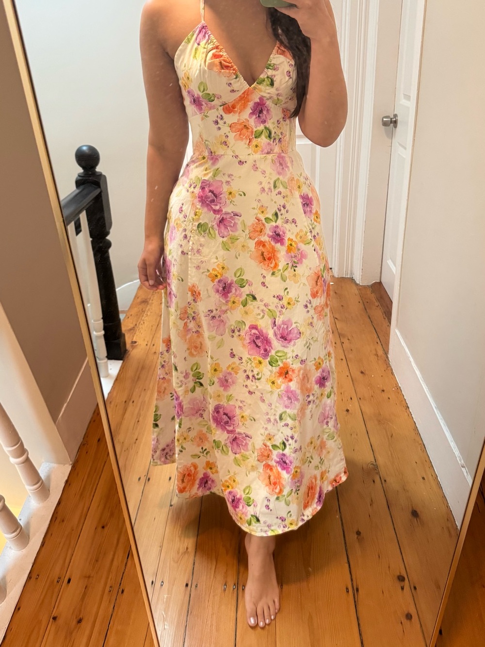 Favorite Daughter Floral V-Neck Dress